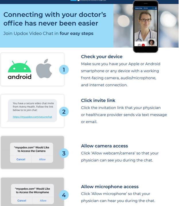Telehealth Connection instructions