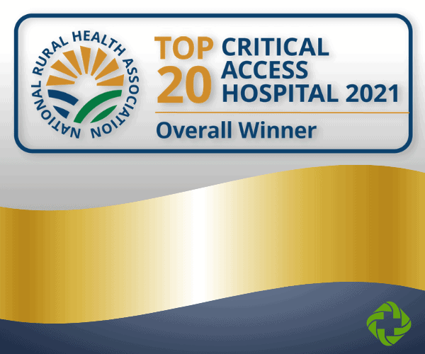 Top 20 Critical Access Hospital Award Logo