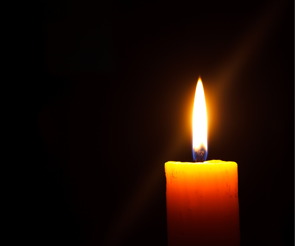 post_candle single candle burning